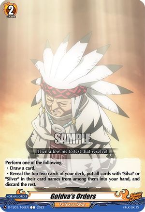 Goldva's Orders (D-TB03/166EN) - D-TB03: Shaman King