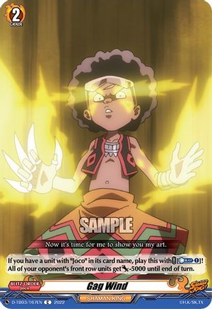 Gag Wind (D-TB03/167EN) - D-TB03: Shaman King