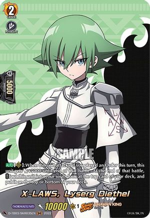 X-LAWS, Lyserg Diethel (SKR) (D-TB03/SKR035EN) - D-TB03: Shaman King