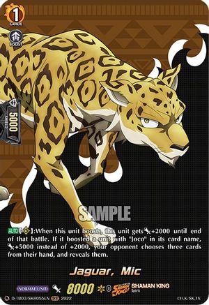 Jaguar, Mic (SKR) (D-TB03/SKR055EN) - D-TB03: Shaman King
