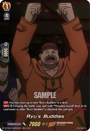 Ryu's Buddies (SKR) (D-TB03/SKR089EN) - D-TB03: Shaman King