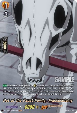 Pet of the Faust Family, Frankensteiny (SKR) (D-TB03/SKR095EN) - D-TB03: Shaman King