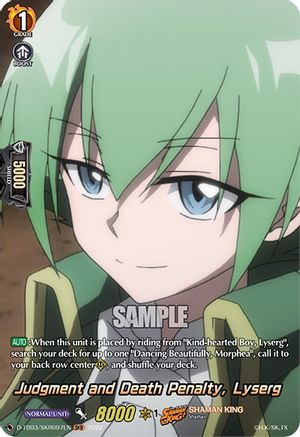 Judgment and Death Penalty, Lyserg (SKR) (D-TB03/SKR097EN) - D-TB03: Shaman King