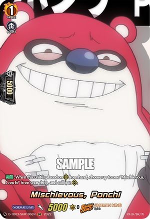 Mischievous, Ponchi (SKR) (D-TB03/SKR106EN) - D-TB03: Shaman King