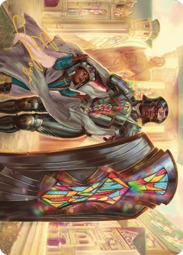 Guardian of New Benalia Art Card (Gold-Stamped Signature) [ASDMU - 8]