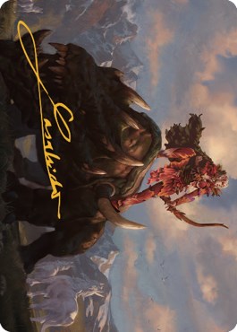 Meria's Outrider Art Card (Gold-Stamped Signature) [ASDMU - 37]