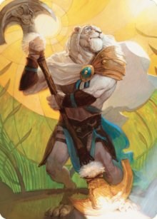 Ajani, Sleeper Agent Art Card [ASDMU - 42]