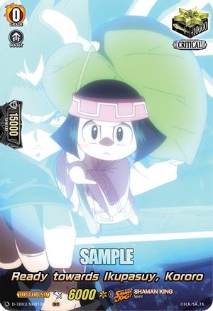 Ready towards Ikupasuy, Kororo (SKR) (D-TB03/SKR138EN) - D-TB03: Shaman King