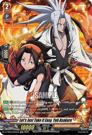 Let's Just Take It Easy, Yoh Asakura (SP) (D-TB03/SP02EN) - D-TB03: Shaman King