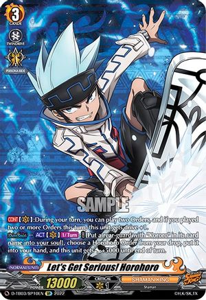 Let's Get Serious! Horohoro (SP) (D-TB03/SP10EN) - D-TB03: Shaman King
