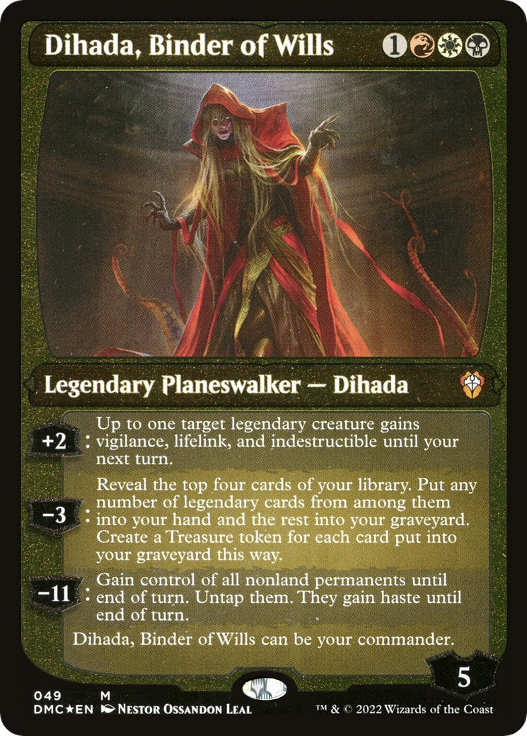 Dihada, Binder of Wills (Display Commander) - Thick Stock [DMC - 49]