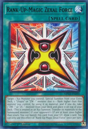 Rank-Up-Magic Zexal Force [MP22 - MP22-EN090]
