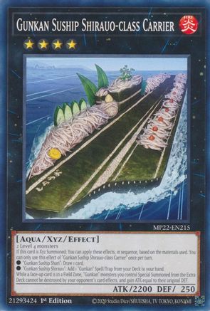 Gunkan Suship Shirauo-class Carrier [MP22 - MP22-EN215]