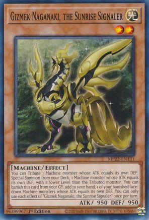 Gizmek Naganaki, the Sunrise Signaler [MP22 - MP22-EN131]