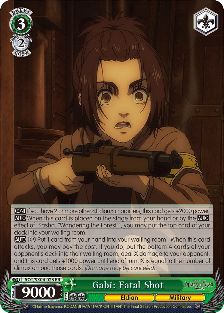 Gabi: Fatal Shot [AOT3 - AOT/SX04-028 RR]