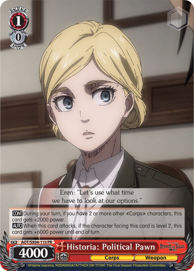 Historia: Political Pawn [AOT3 - AOT/SX04-115 PR]