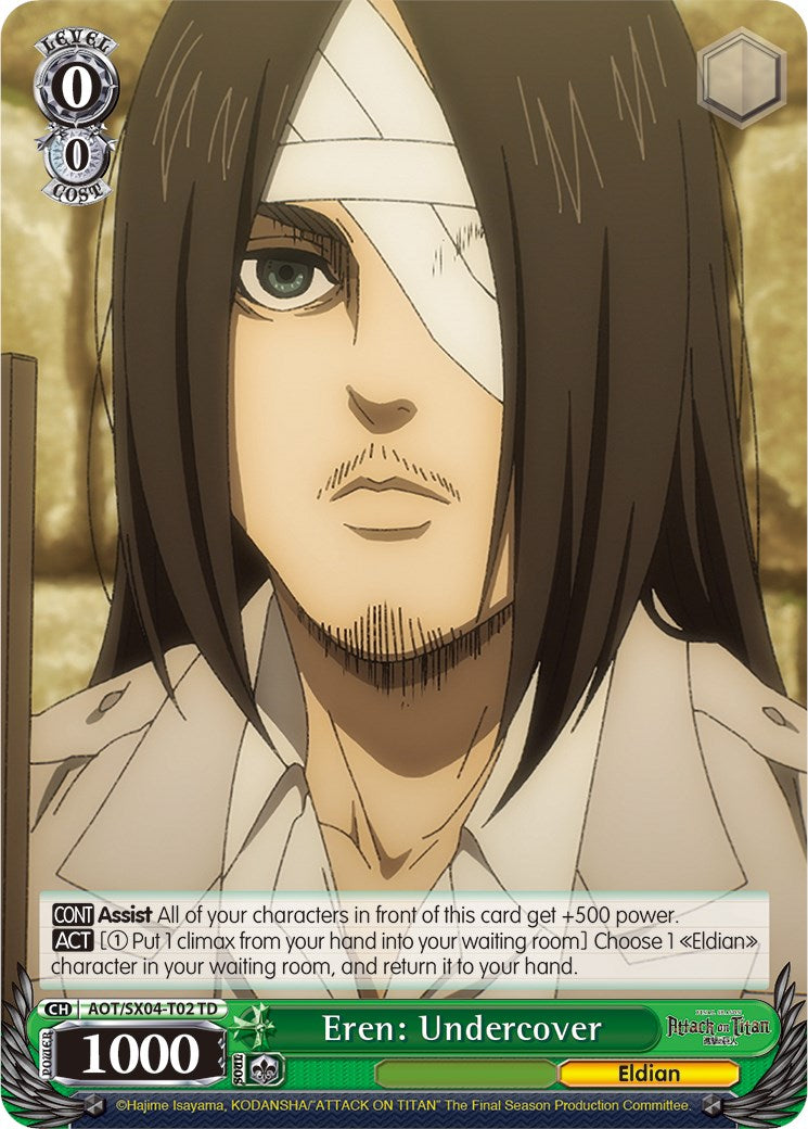Eren: Undercover [AOT3 - AOT/SX04-T02 TD]