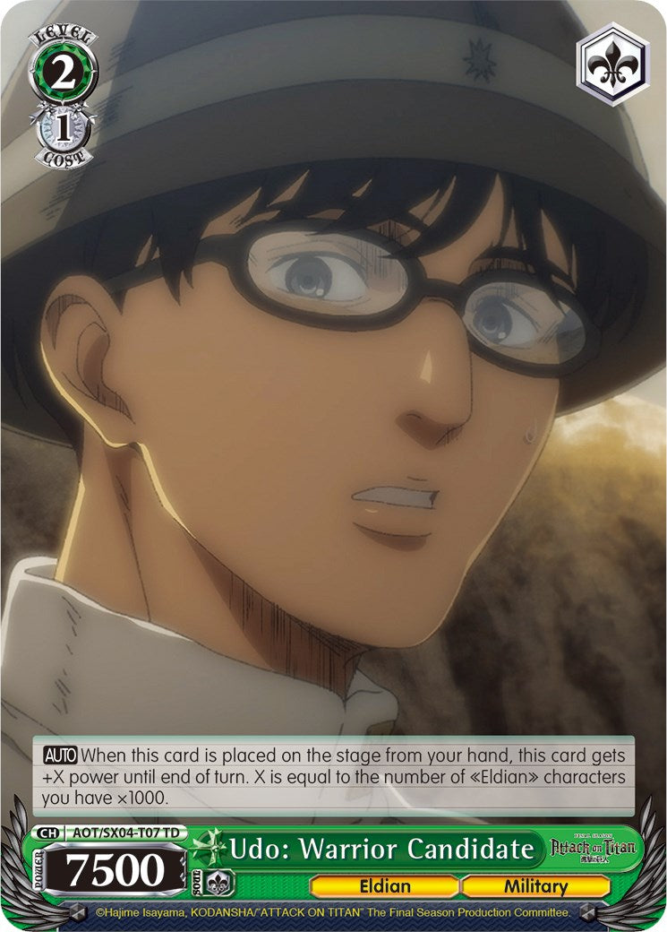 Udo: Warrior Candidate [AOT3 - AOT/SX04-T07 TD]