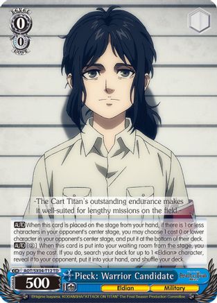 Pieck: Warrior Candidate [AOT3 - AOT/SX04-T12 TD]