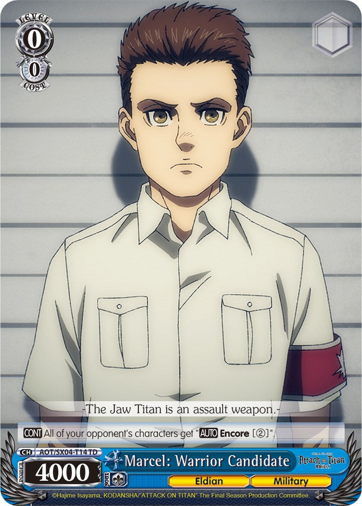 Marcel: Warrior Candidate [AOT3 - AOT/SX04-T14 TD]