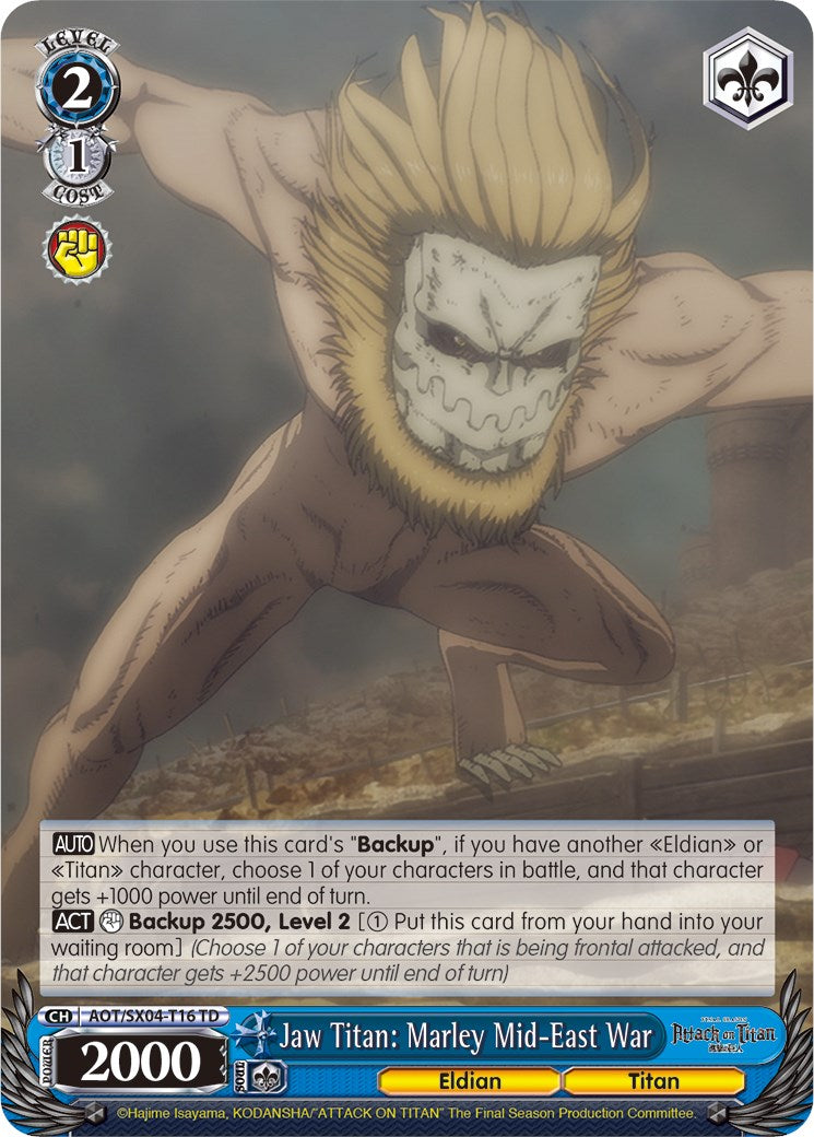 Jaw Titan: Marley Mid-East War [AOT3 - AOT/SX04-T16 TD]