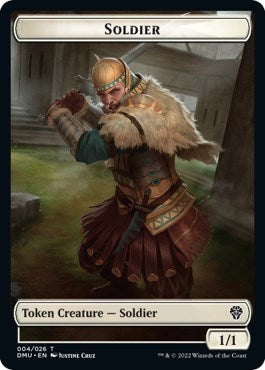 Soldier // Powerstone Double-Sided Token [DMU - 4 // 23]