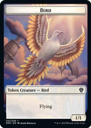 Bird (002) // Goblin Double-Sided Token [DMU - 2 // 12]