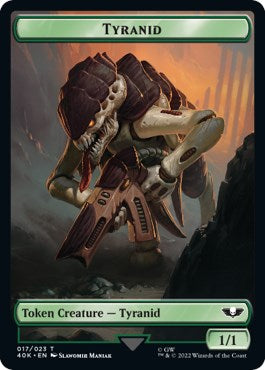 Tyranid (017) // Tyranid Warrior Double-Sided Token [40K - 17 // 19]
