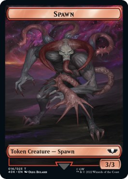 Spawn // Astartes Warrior (012) Double-Sided Token [40K - 16 // 12]