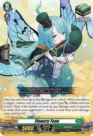 Flowery Tone (D-TD01/015EN) - D-TD01: Urara Haneyama -Bandmaster of Blossoming Bonds-