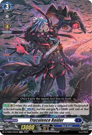 Truculence Raider (D-TD02/005EN) - D-TD02: Michiru Hazama -Demonic Jewel Dragon of the Four Flames-