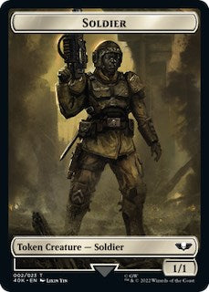 Soldier (002) // Zephyrim Double-Sided Token [40K - 2 // 7]