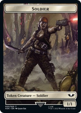 Soldier (003) // Sicarian Infiltrator Double-Sided Token [40K - 3 // 8]