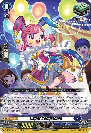 Caper Companion (D-TD02/015EN) - D-TD02: Michiru Hazama -Demonic Jewel Dragon of the Four Flames-