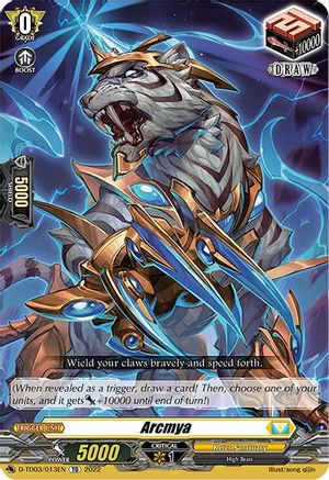 Arcmya (D-TD03/013EN) - D-TD03: Raika Koshiba -Skyfall Executors-