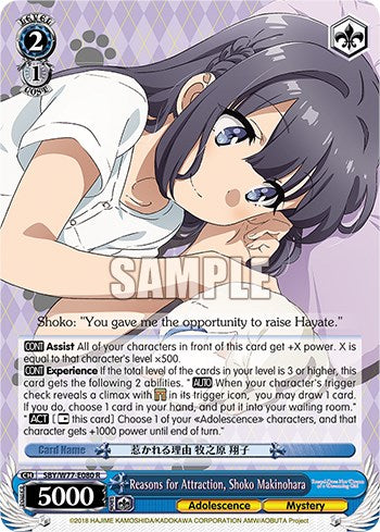 Reasons for Attraction, Shoko Makinohara [SHS/W56 - SBY/W77-E080 R]