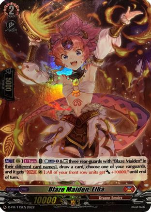 Blaze Maiden, Elba (112) (Foil) [D-PR - D-PR/112EN]