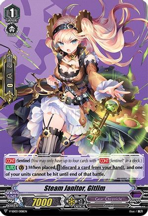 Steam Janitor, Gitlim (V-SD03/008EN) - V Start Deck 03: 2020 Demo Deck "Gear Chronicle"
