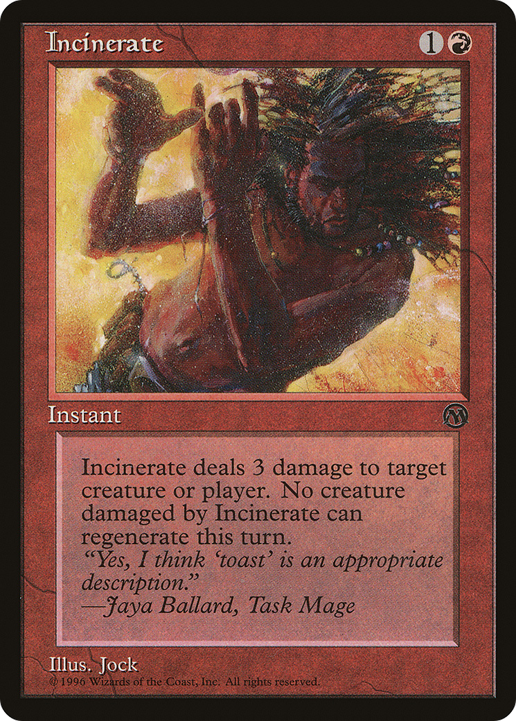 Incinerate [ARENA - N/A]