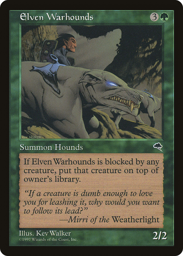 Elven Warhounds [TMP - 225]