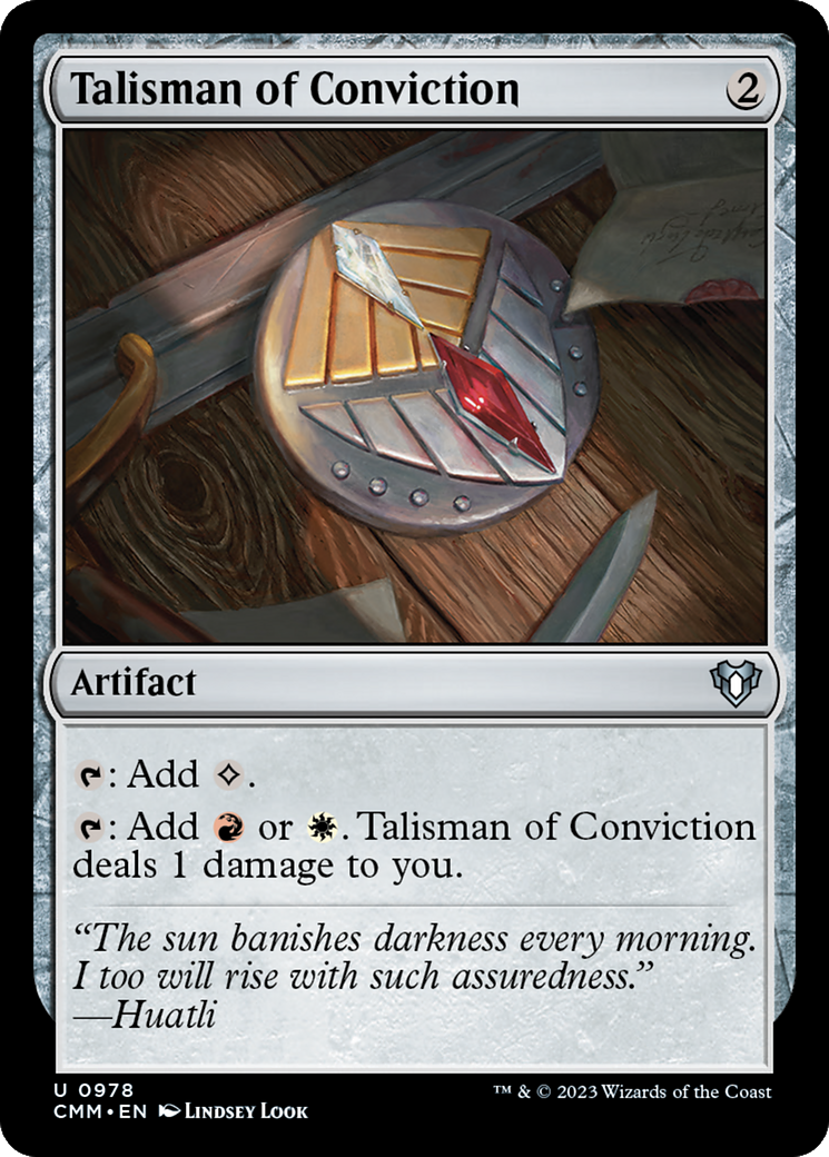 Talisman of Conviction [CMM - 978]