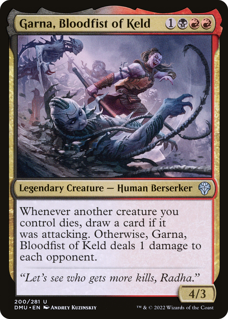 Garna, Bloodfist of Keld [DMU - 200]