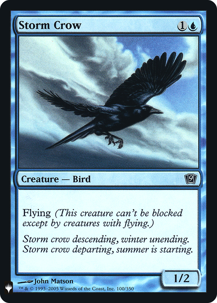 Storm Crow (LIST-100) - The List Foil