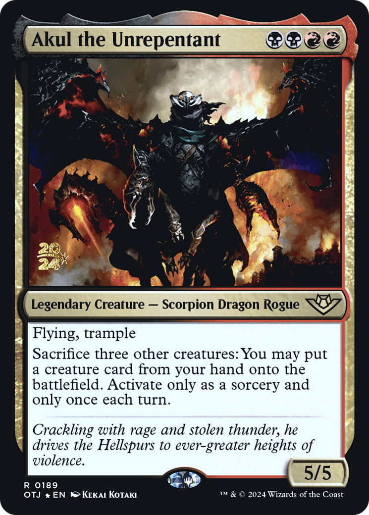 Akul the Unrepentant [PRE - 189]