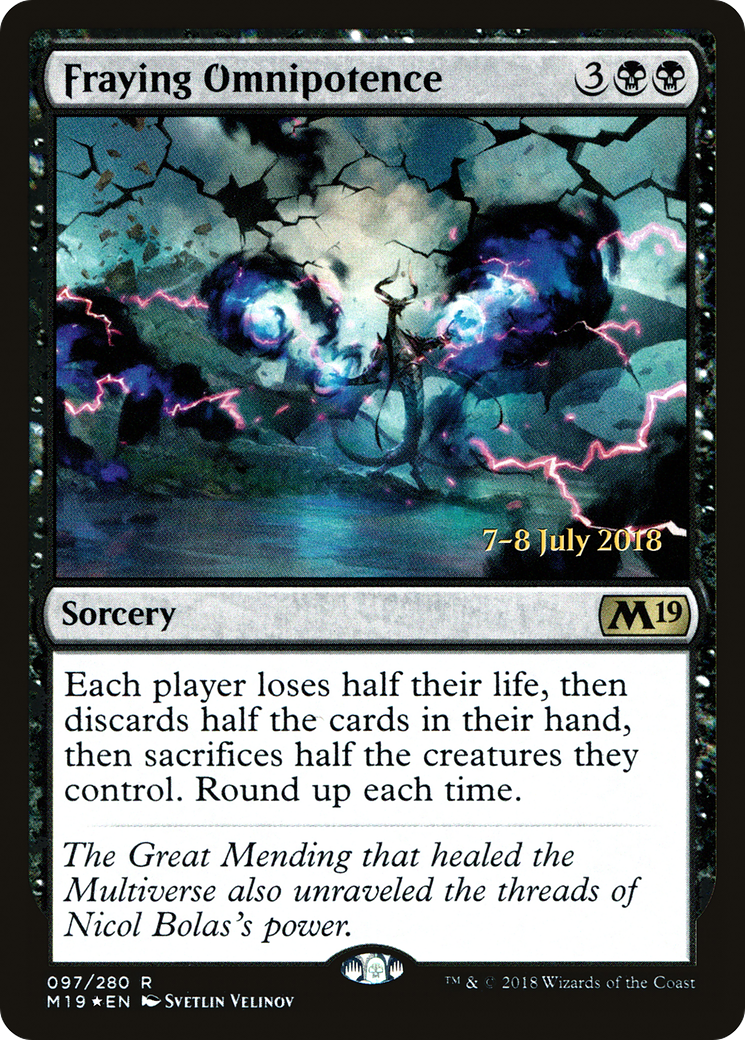 Fraying Omnipotence [PRE - 97]