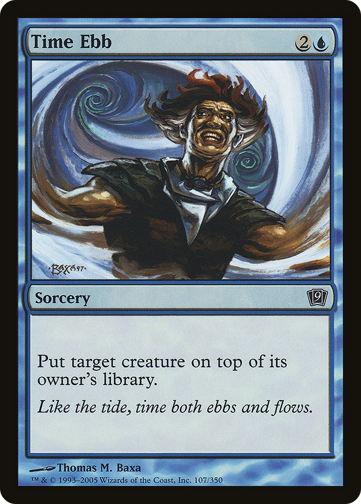 Time Ebb (9ED-107) - 9th Edition Foil