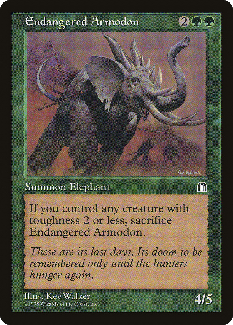 Endangered Armodon [STH - N/A]