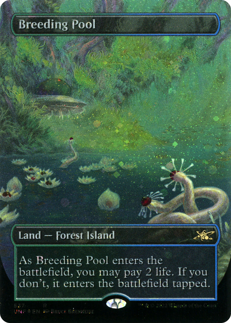 Breeding Pool (Borderless) (Galaxy Foil) [UNF - 537]