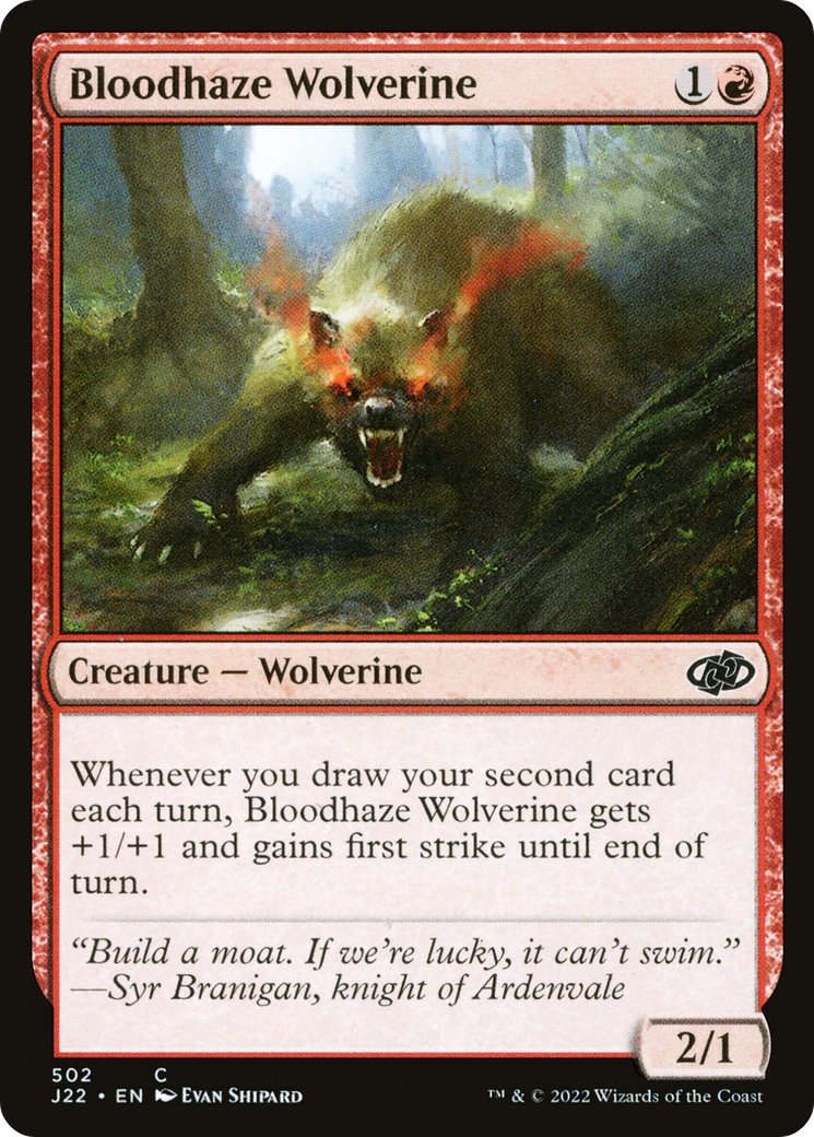 Bloodhaze Wolverine [J22 - 502]