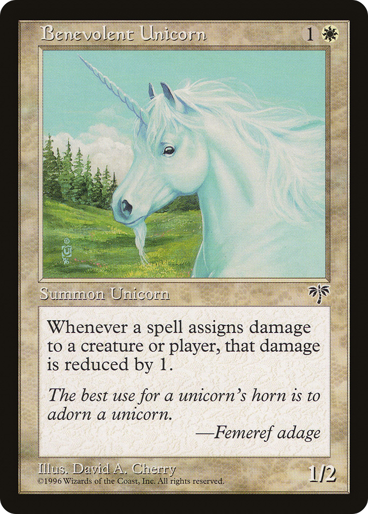 Benevolent Unicorn [MIR - N/A]